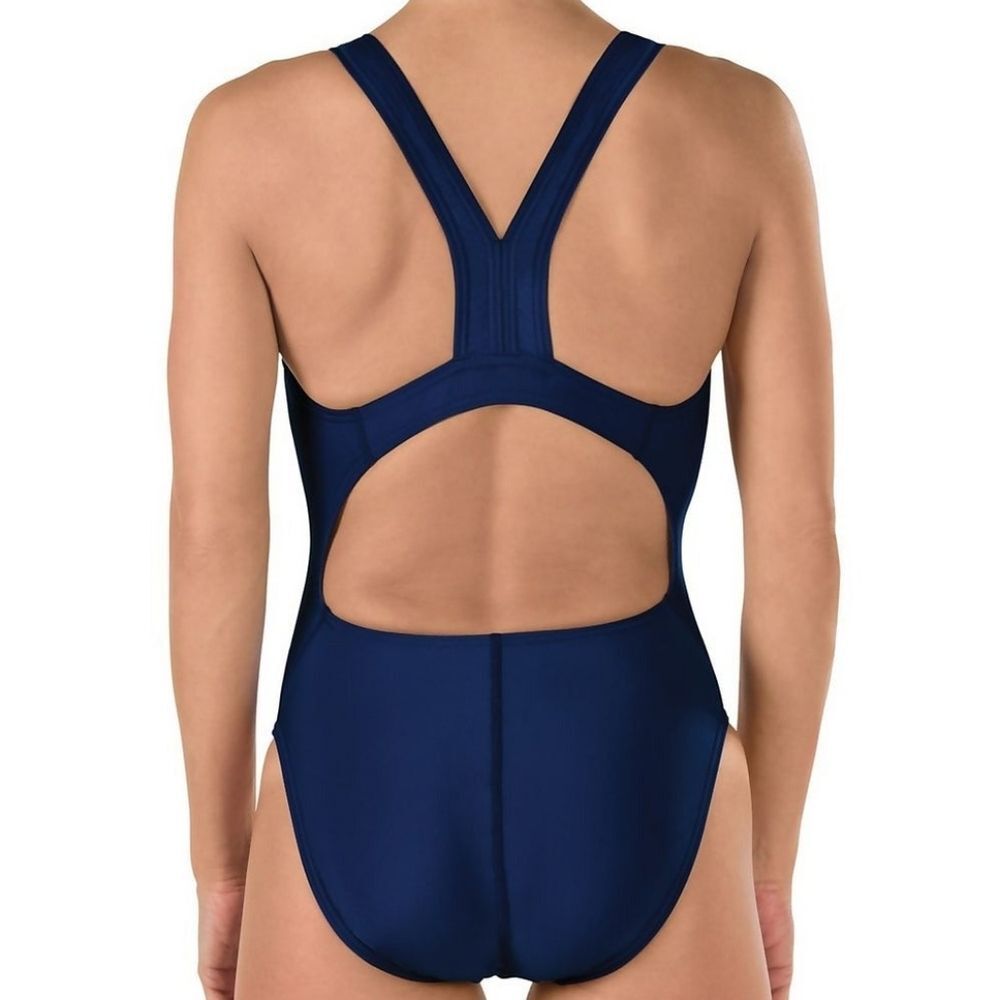 Speedo Pro LT Super Pro Solid One Piece Swimsuit Team Blue Size 6/32 - Picture 2 of 9